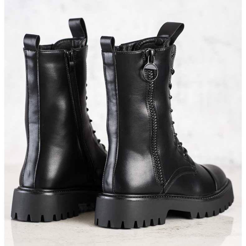 SHELOVET Botas Pretas Clássicas preto 1