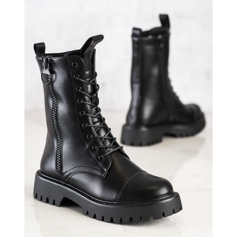 SHELOVET Botas Pretas Clássicas preto 2