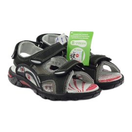 Bartek Sandals Leather Sports Boys 19108 preto 4