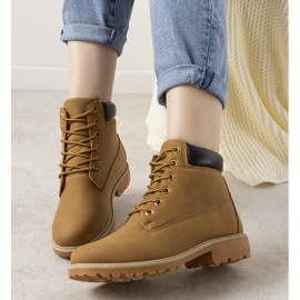 Botas camelo femininas Albracca marrom 1