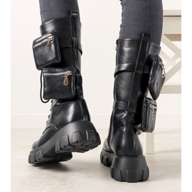 Botas pretas com sachês Apolline preto 1