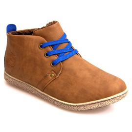 Tênis com alto isolamento 3021 Camel castanho 1