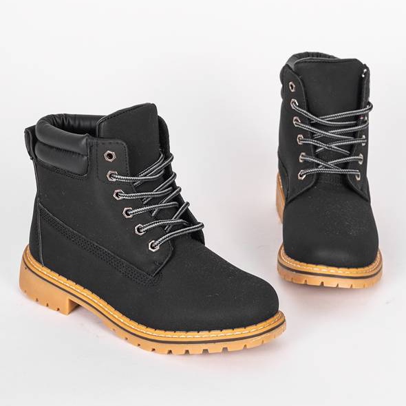 Botas pretas com isolamento de Mistery preto 1