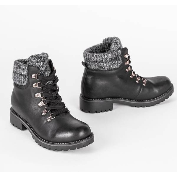 Sacos pretos com inserção de tecido Ally 1