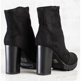 Cm Paris Botas de camurça elegantes preto 1