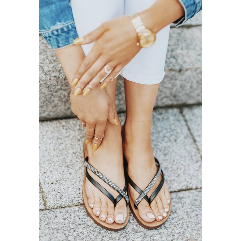 Chinelos Black Beach Party preto 1