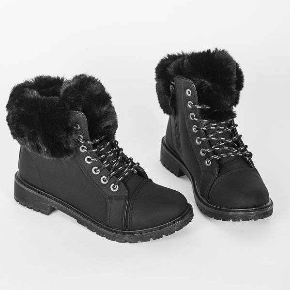 Botas pretas com isolamento da Sia preto 1