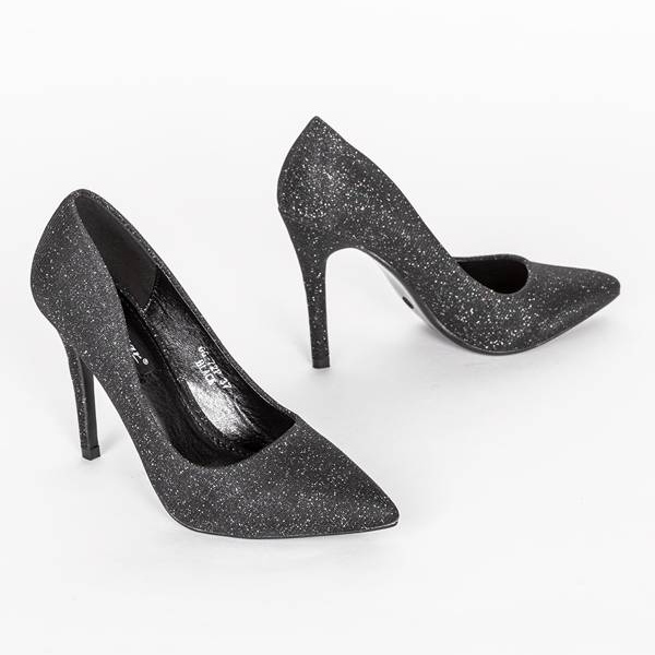 Sapatos de salto alto pretos da Melody 1