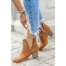 Botins marrons Yvette castanho 1