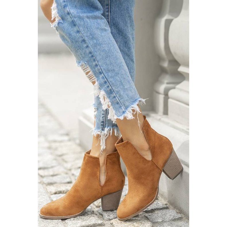 Botins marrons Yvette marrom 2