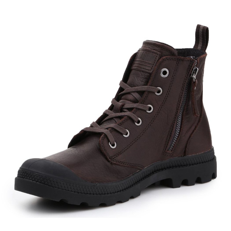 Sapatos Palladium Pampa Zip Lth M 76888-249-M marrom 2