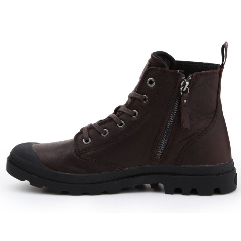 Sapatos Palladium Pampa Zip Lth M 76888-249-M castanho 4