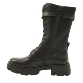 Botas altas femininas Sergio Leone TR745 Black preto 2