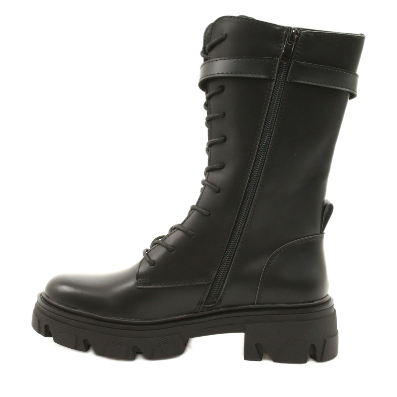 Botas altas femininas Sergio Leone TR745 Black preto 2