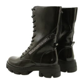 Botas altas Sergio Leone TR747 pretas preto 4