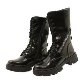 Botas altas Sergio Leone TR747 pretas preto 3