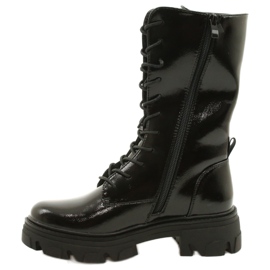 Botas altas Sergio Leone TR747 pretas preto 2