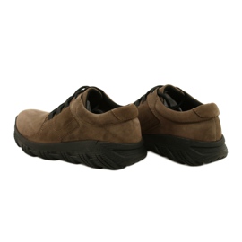 Sapatos masculinos conforto marrom American Club CY18 / 21 7
