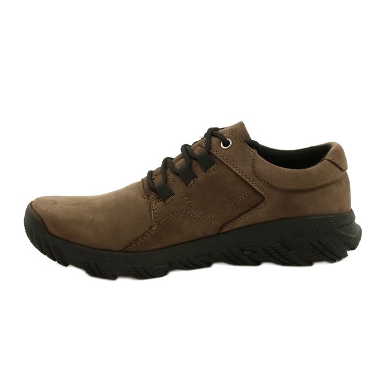 Sapatos masculinos conforto marrom American Club CY18 / 21 2