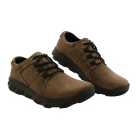 Sapatos masculinos conforto marrom American Club CY18 / 21 6