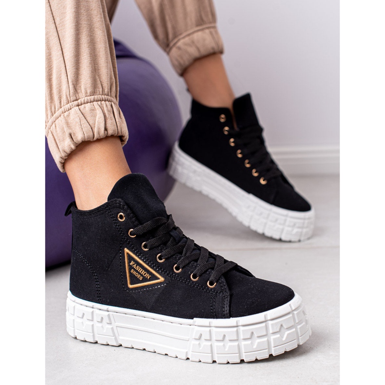 Goodin Tênis de alta moda preto 1