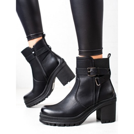 Renda Botas de plataforma casuais preto 1