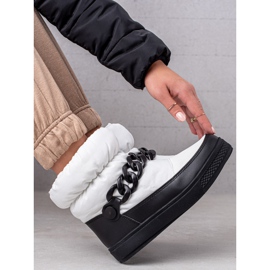 S. BARSKI Botas de neve com corrente S.BARSKI branco preto 1 S. BARSKI Botas de neve com corrente S.BARSKI branco preto 1