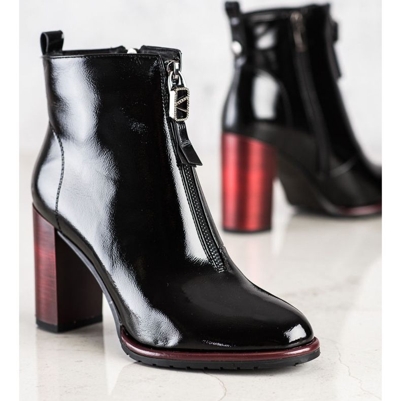 S. BARSKI Botas elegantes envernizadas S.BARSKI preto 2