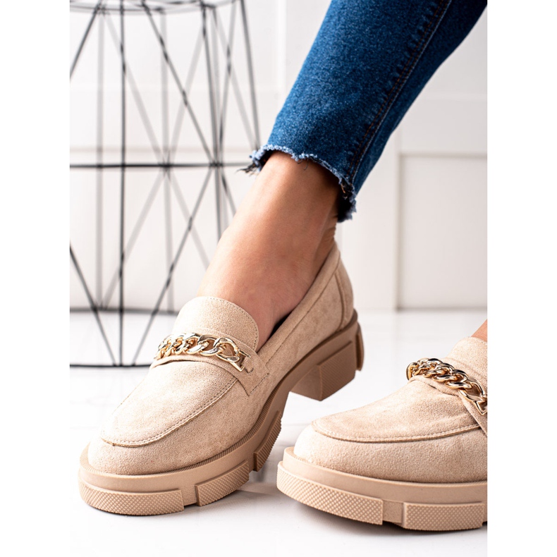 Goodin Mocassins bege da moda 1