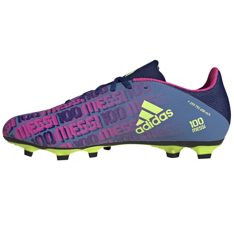 Chuteiras Adidas X Speedflow Messi.4 FxG M FY6923 azul marinho multicolorido azul marinho 1