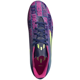 Chuteiras Adidas X Speedflow Messi.4 FxG M FY6923 azul marinho multicolorido azul marinho 2