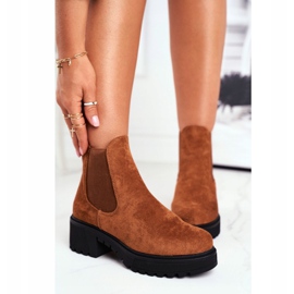 PS1 Camelo sidamo feminino com botas altas marrom 4