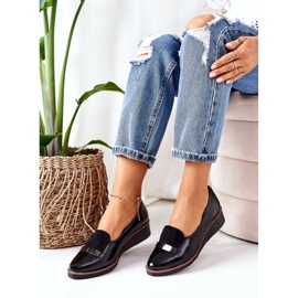 Sapatos Lacados Cunha POTOCKI 12032 Preto 3