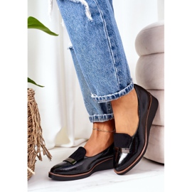 Sapatos Lacados Cunha POTOCKI 12032 Preto 4