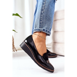 Sapatos Lacados Cunha POTOCKI 12032 Preto 5