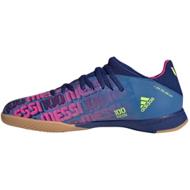 Chuteiras Adidas X Speedflow Messi.3 In Jr FY6901 multicolorido azul 2 Chuteiras Adidas X Speedflow Messi.3 In Jr FY6901 multicolorido azul 2