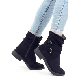 Botas rasas pretas 518-12 pretas preto 1