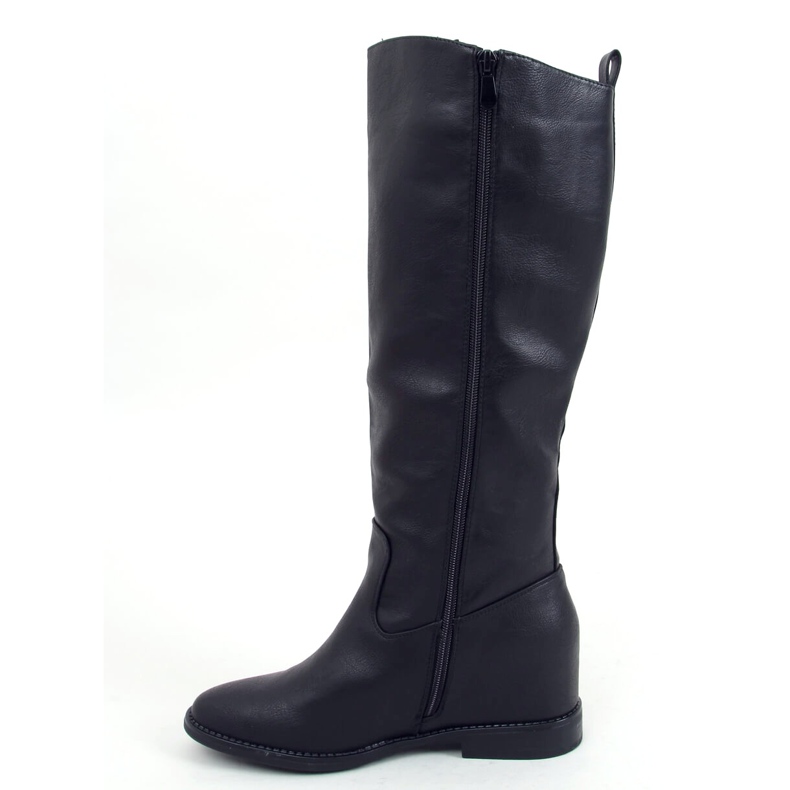 Botas pretas em salto oculto HQ243 Preto 1