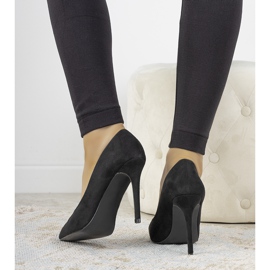 Saltos pretos clássicos de camurça Hyirnar 1