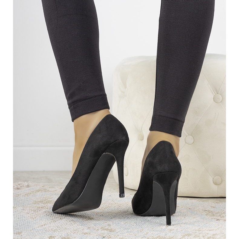 Saltos pretos clássicos de camurça Hyirnar 1