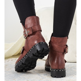 Botas borgonha femininas borgonha clarete marrom 1