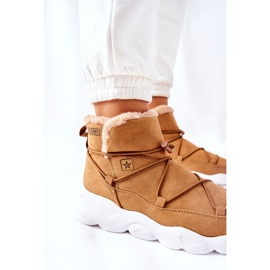 Botas de neve quentes Big Star Camel II274266 castanho 1