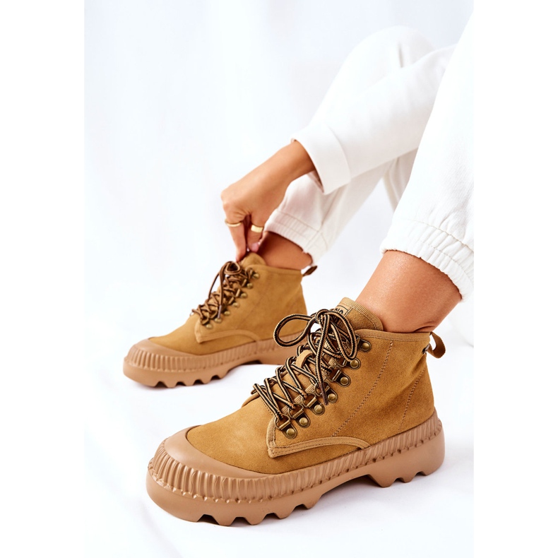 Botas de couro caçadores Big Star II274366 Camelo marrom 2