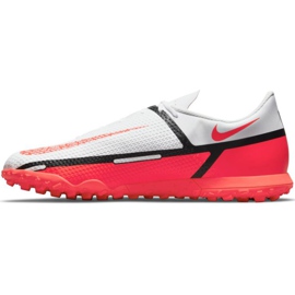 Chuteira Nike Phantom GT2 Club Tf M DC0821 167 branco, vermelho, multicolor branco 1 Chuteira Nike Phantom GT2 Club Tf M DC0821 167 branco, vermelho, multicolor branco 1