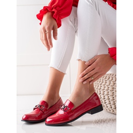 Goodin Mocassins lacados vermelho 1