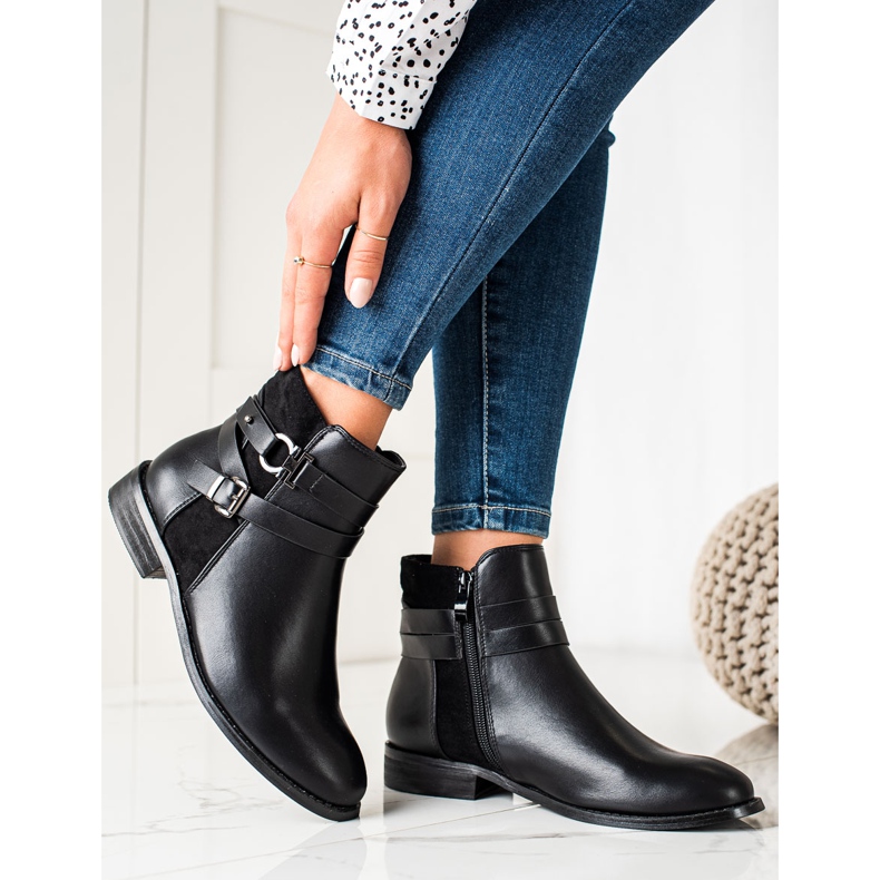 Goodin Botas pretas casuais preto 1