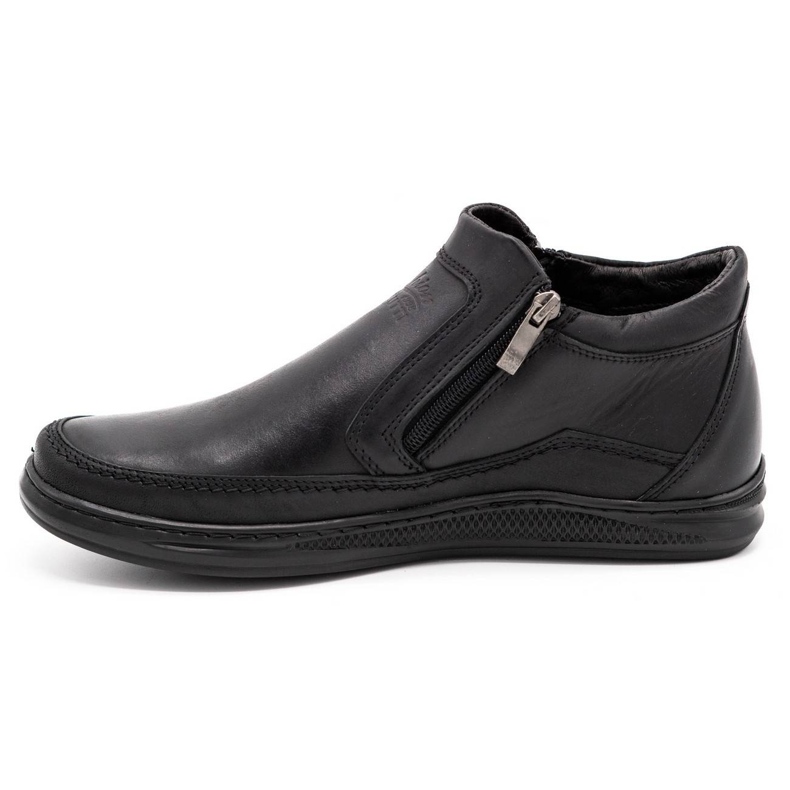 Polbut Botas de inverno masculinas negras K30F preto 1