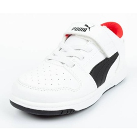 Puma Rebound Jr 370493 01 branco preto 1
