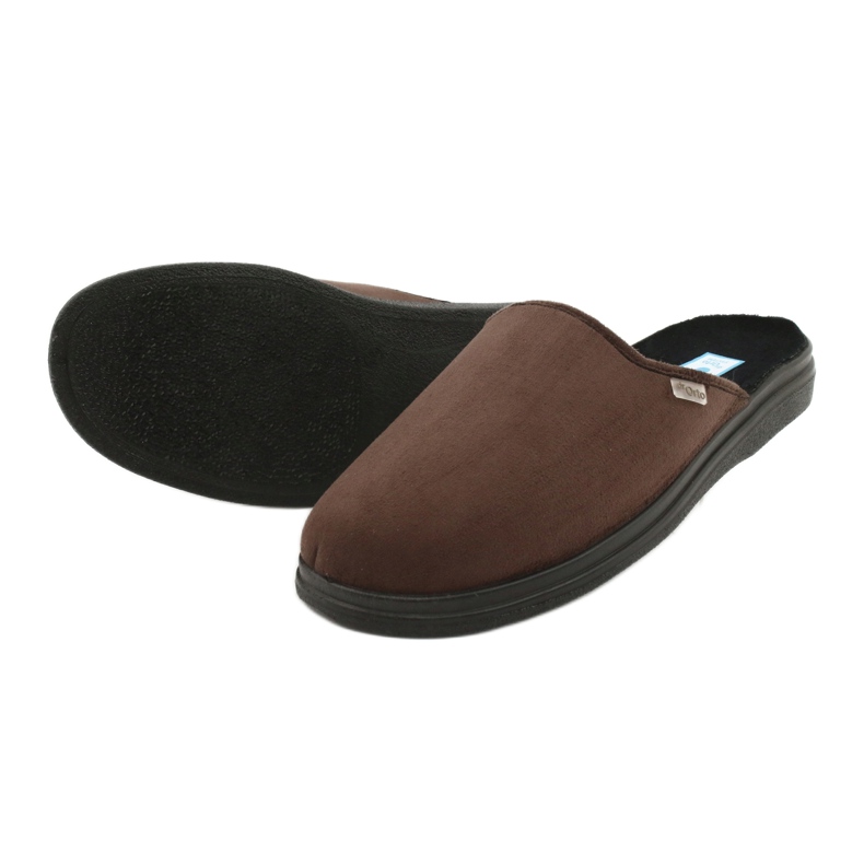 Sapatos masculinos Befado pu 132M009 castanho 4