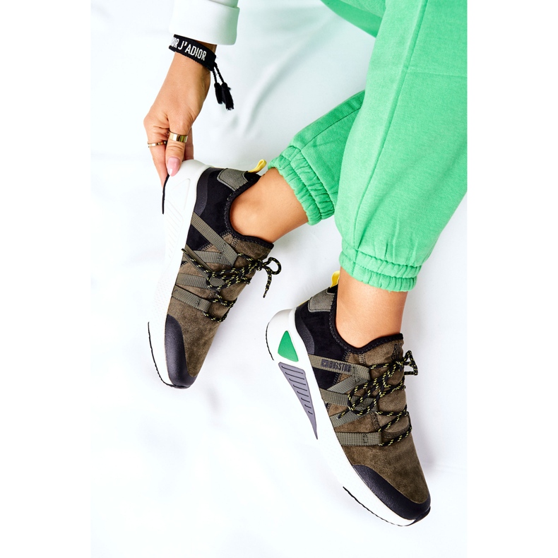 Calçados Esportivos Memory Foam Big Star II274308 Khaki preto cáqui 2